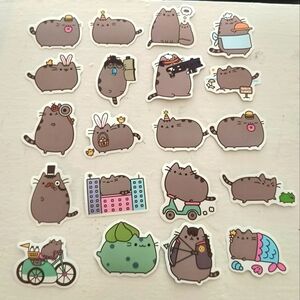 20 PC Pusheen Sticker Set